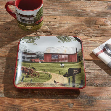 Life On The Farm Salad Plates - Set of 4 Park Designs - The Fox Decor